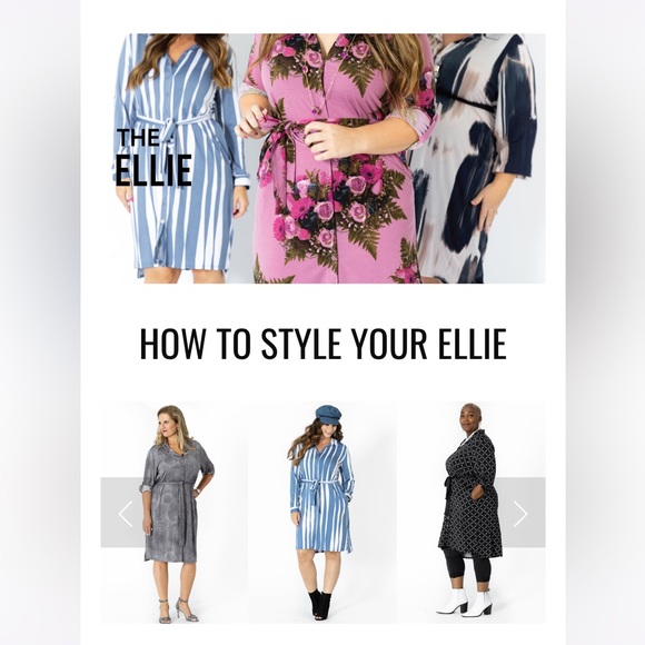 LuLaRoe Classic Ellie Classic Shirt Dress Multicolor (Medium) - Picture 10 of 15